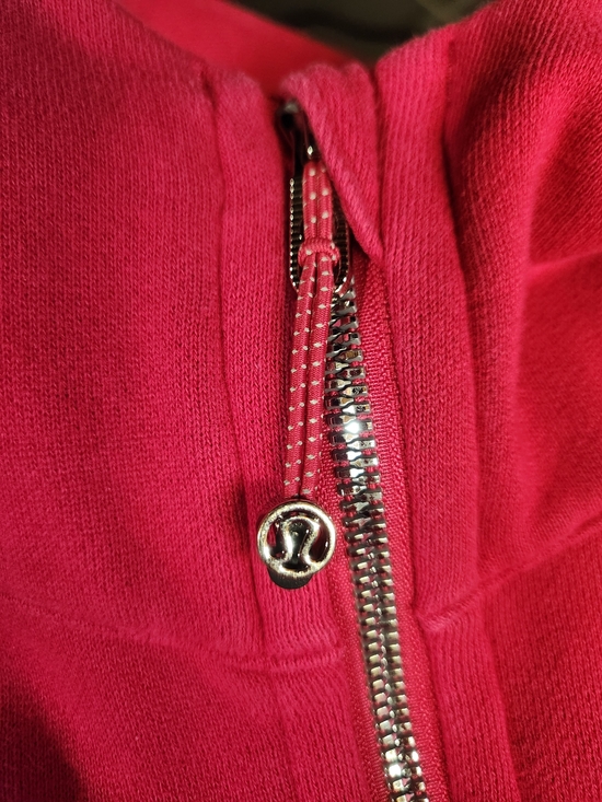 lululemon athletica Sweaters - lululemon athletica Women's Scoop Neck Zip Sweater - Hot Pink